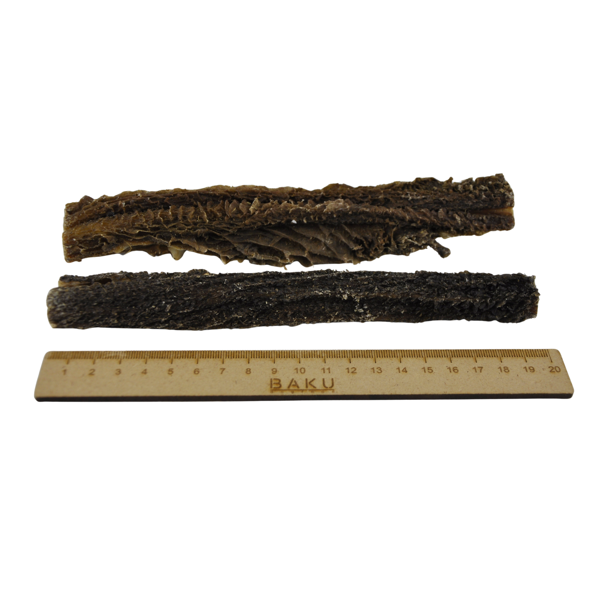 Rinderpansen mit Lineal